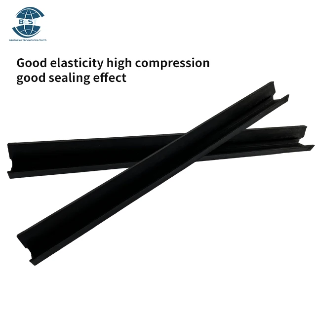 NBR rubber material Customizable bulletproof window seals Easy to clean and waterproof profiled bumper strip