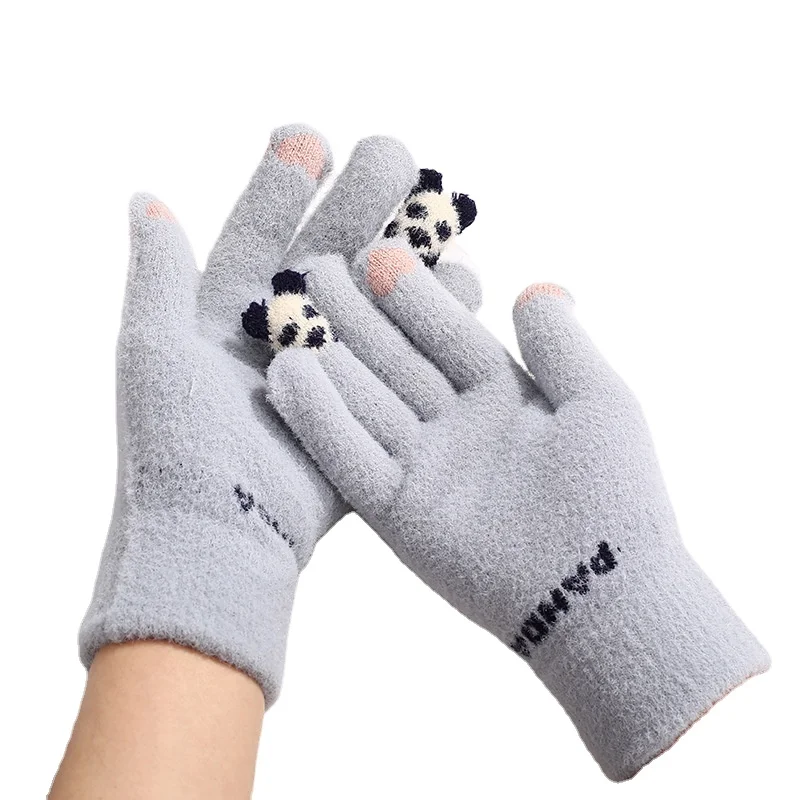 women girl cheap winter  touch screen mittens student warm mitts for outdoor students,motorcycle skiing mittens