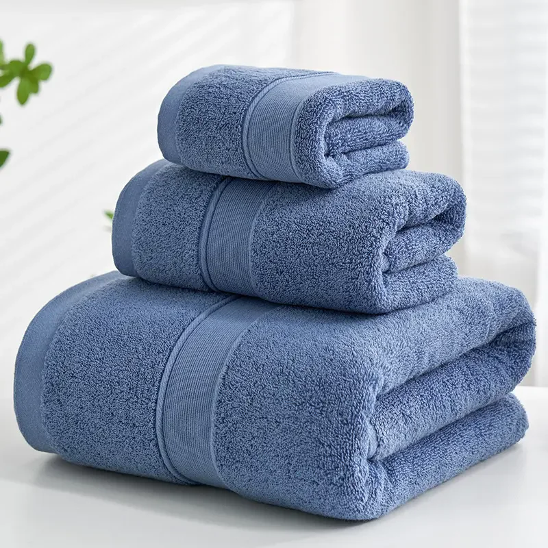 Cheap Price 80% Cotton 20% polyester cheap plain color bath towel for wholesale