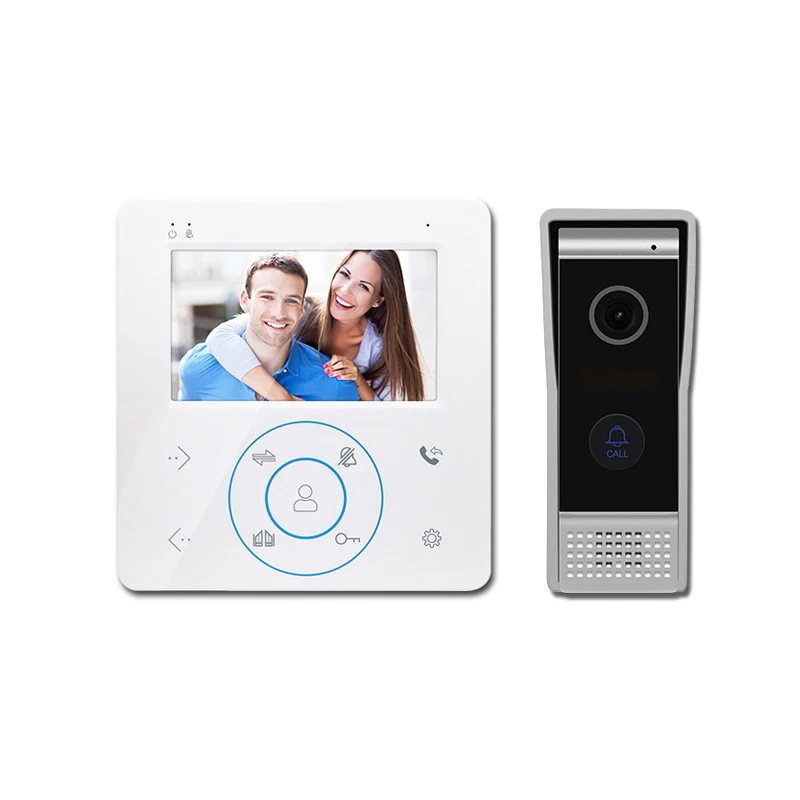 Cheap 4 wire villa video door phone audio doorbell commax compatible