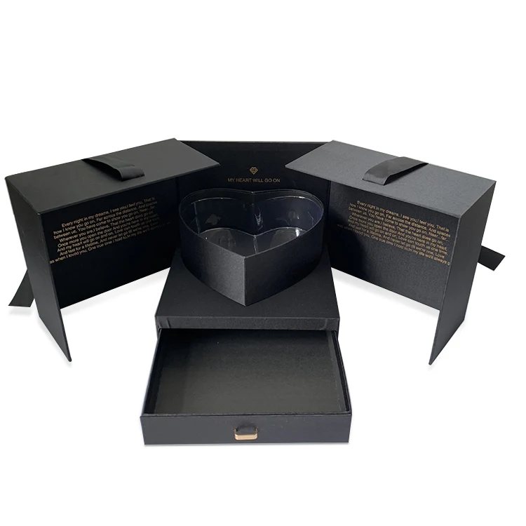 Custom Luxury Packaging Gift Hat Rose Flower Box