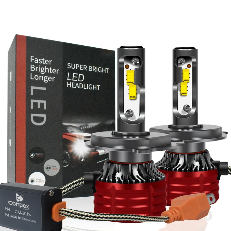 Conpex Global Agent Recruitment DC 12V Csp Chip 32W 3200LM OEM H4 Led Headlight Fan Cooling 6000K Car H11 led headlights Bulbs