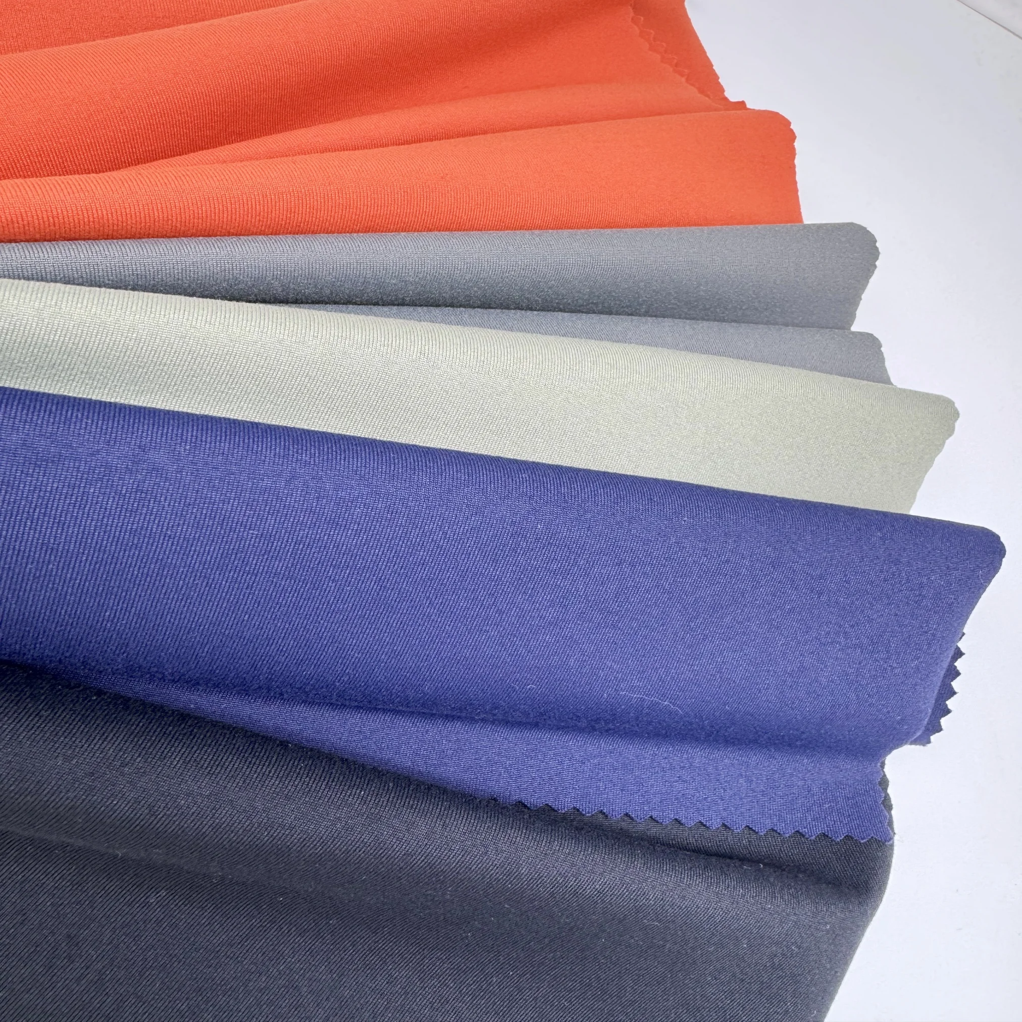 Factory Polyamide sportswear ATY yarn 88% nylon 12% spandex cotton feeling fabric for yoga bras pants