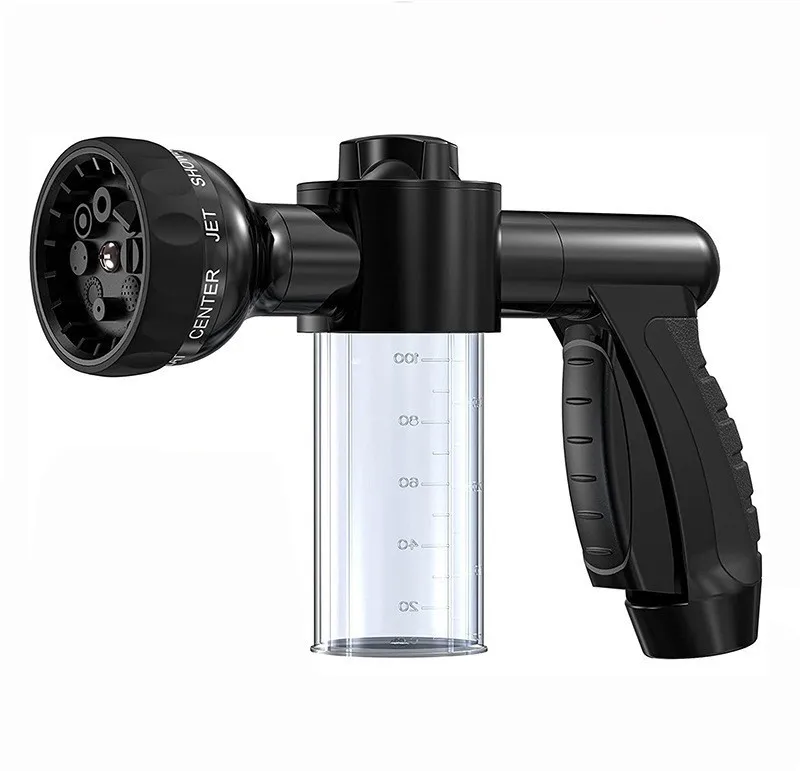 ABS Water Spray Nozzle with Heavy Duty 10 Adjustable Watering Patterns