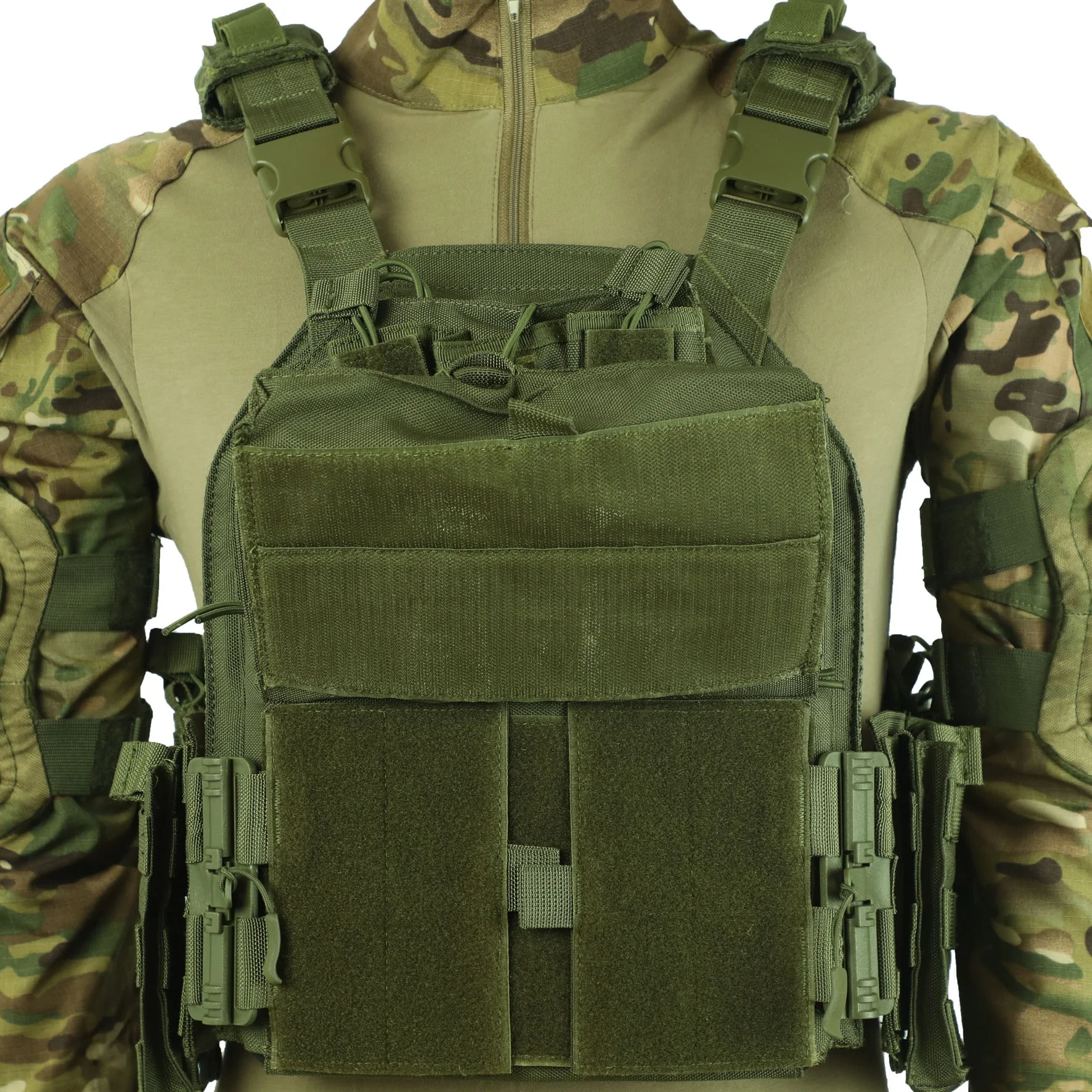 Outdoor Security Oxford Plate Security Guard Adjustable  Body Camouflage Training Tactical Vests