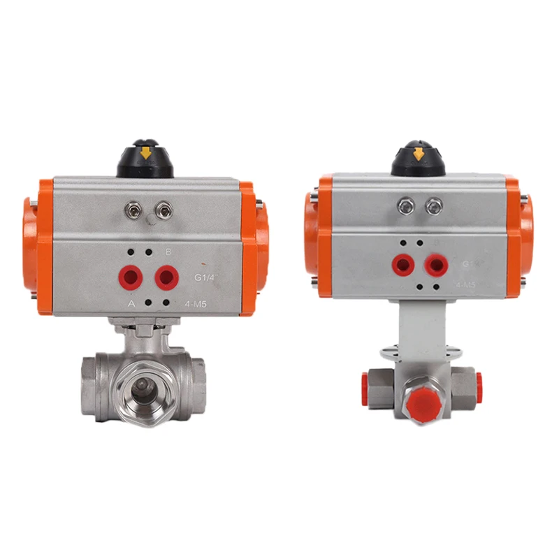 40Mpa DN32 110V AC кованые из нержавеющей стали 316 Электрический привод 5000 фунтов/кв. дюйм высокое давление 3 ходовой электронный шаровой