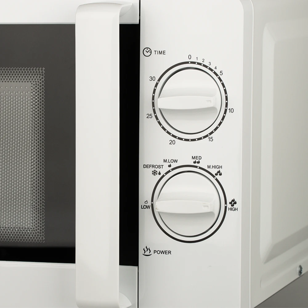 Настольная микроволновая печь с механическим управлением Microondas Electric 20L Большая со звуком