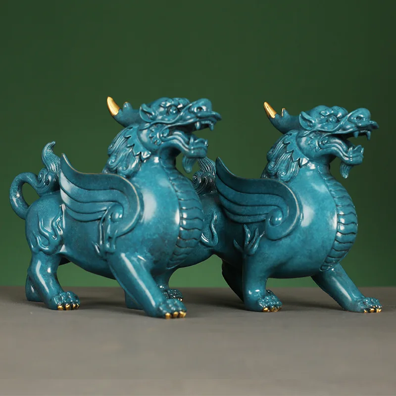 Manufacture multicolour brass wild new moving gift home decor handicraft treasure animal ornaments ornaments interior