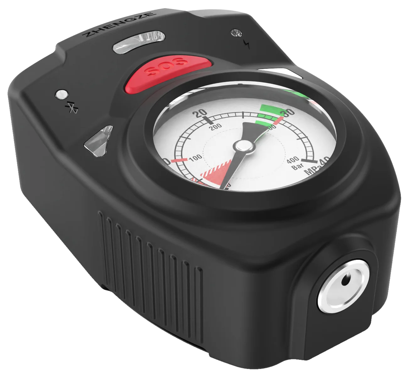 Zhengze Pressure Gauge Alarm with Quick Rescue Calling Powered by AAA Batteries for Rescue Environment