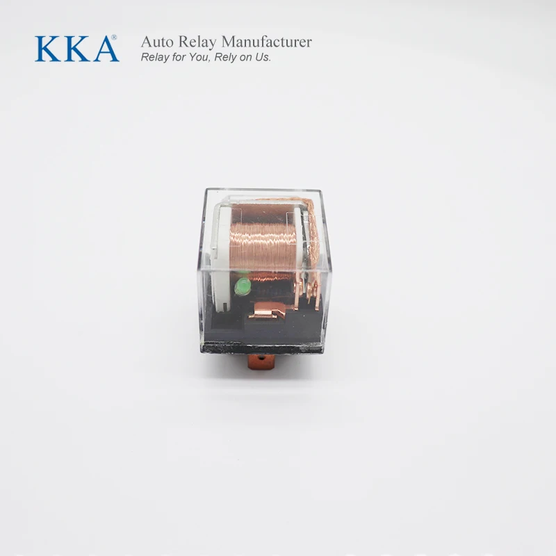 KKA-B4 Waterproof 12V 5pin Transparent l Automotive Relay with LED Light, JD1914 Car Relay