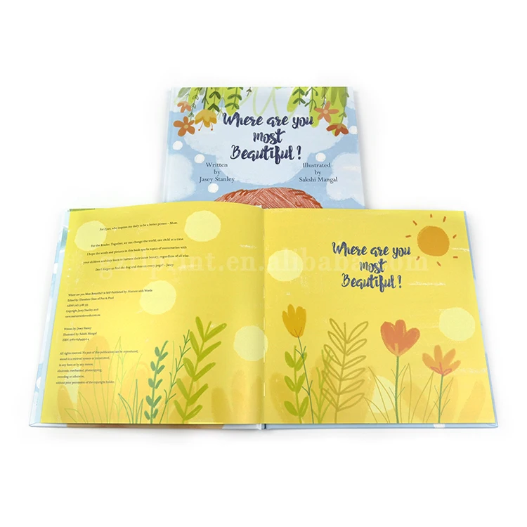New style sase bound kids book high quality english story book printing service