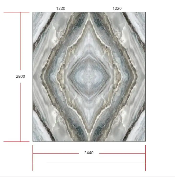 3D Embossing Printing 4x8ft 3mm Faux Marble UV Glossy PVC Wall Panel For Indoor Decoration