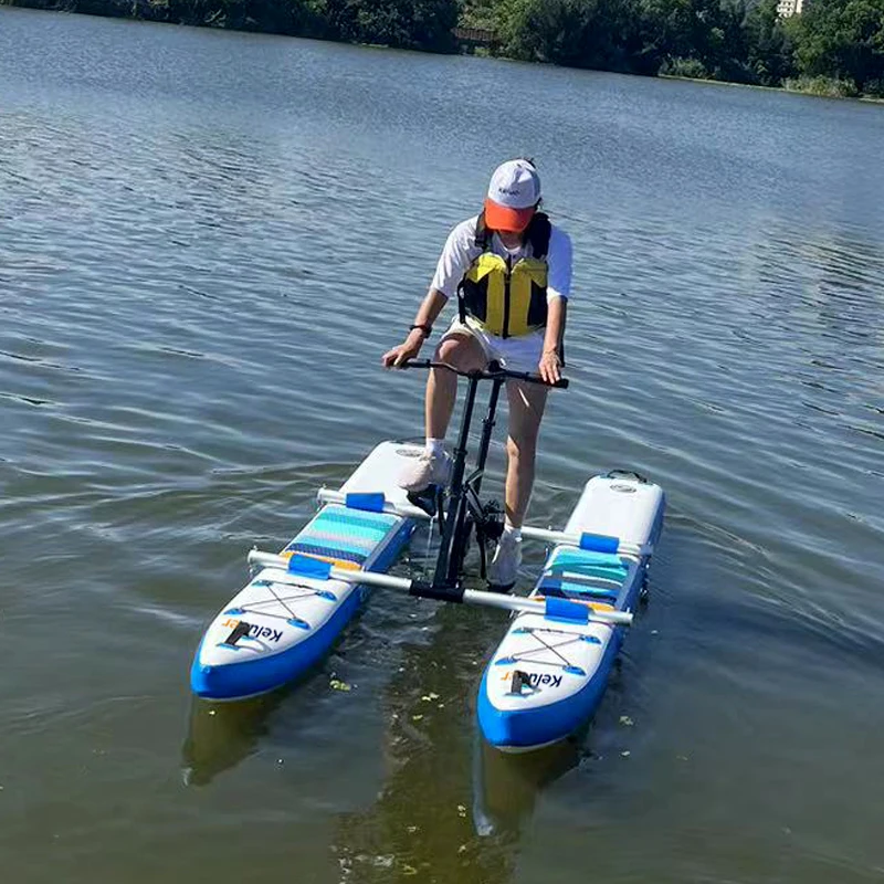 New Trendy Hydrofoil inflatable floating cycle sea water pedal bike exercise sports bike boat
