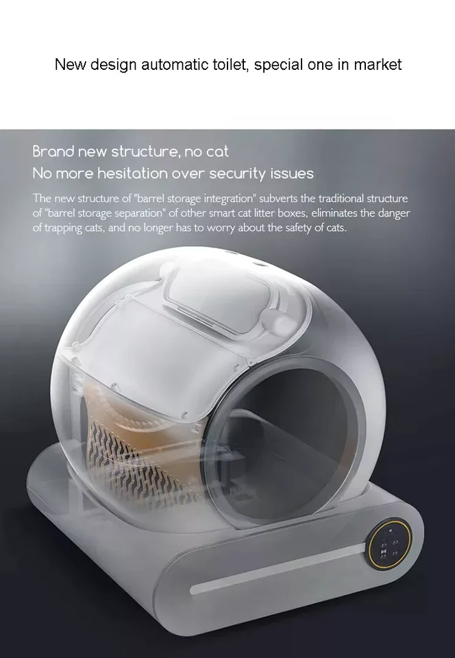 Auto Electric Cat Toilet Tuya APP Self-cleaning Smart Pet Automated Robot Cat Litter Box For Cats