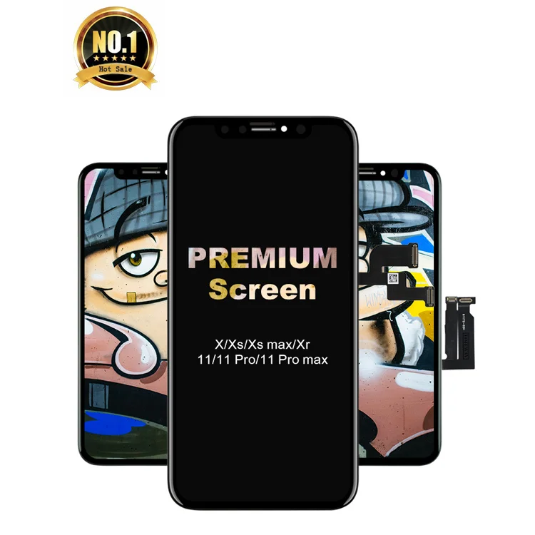 OLED Screen for iPhone X Xr Xs 11 Pro Max, Replacement Display Screen Phone Lcds for iPhone X Xr Xs Max