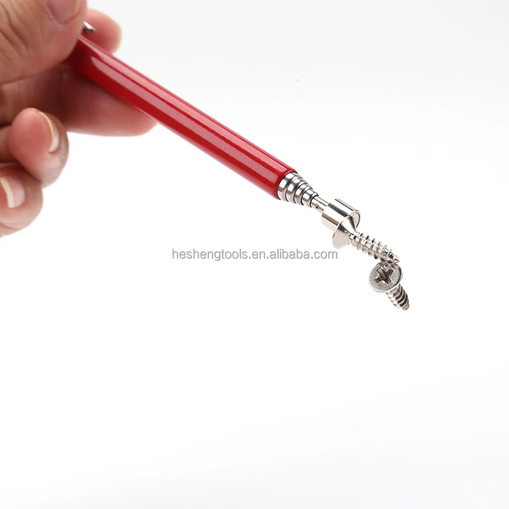 1 шт. 2/5/8 фунтов оранжево-красная ручка магнитный звукосниматель из нержавеющей стали антенна выдвижной всасывающий железный стержень Сильный