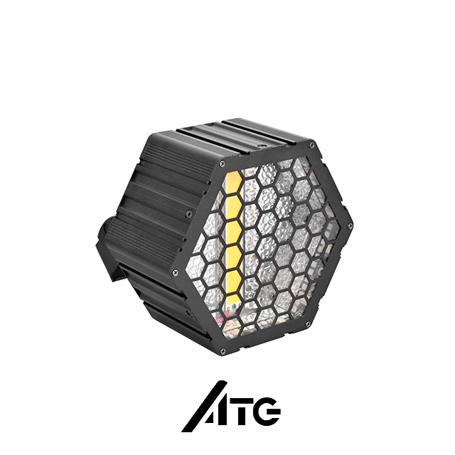 DMX Controlled LED RGB Single Retro Light Versatile Background Effect Illumination for Enhanced Atmospheric Ambience