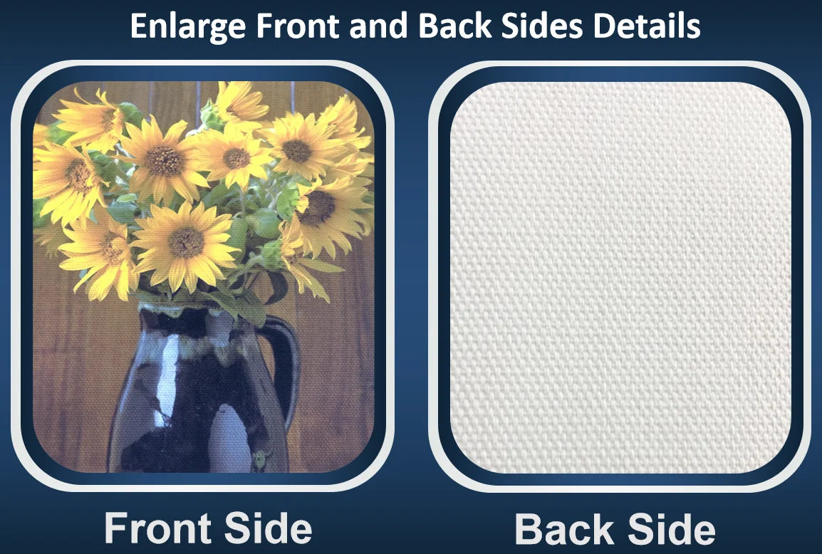 Inkjet 360gsm Matte Poly Cotton Printable Canvas Roll for Printing Pigment Dye