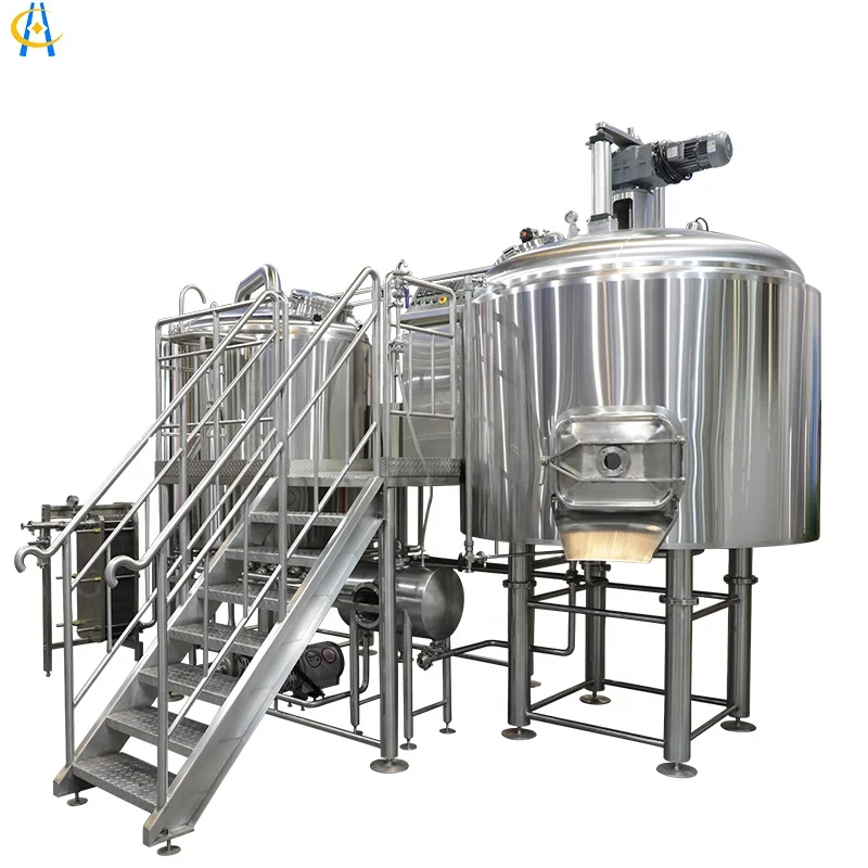 Good quality 1bbl 2bbl 3bbl 4bbl 5bbl residential stainless steel beer brewing equipment  with Thermometer
