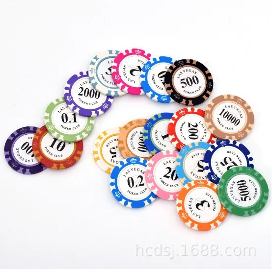 Wholesale Custom Cheap Printing solid colored Poker Chips High Quality ace Casino Chips