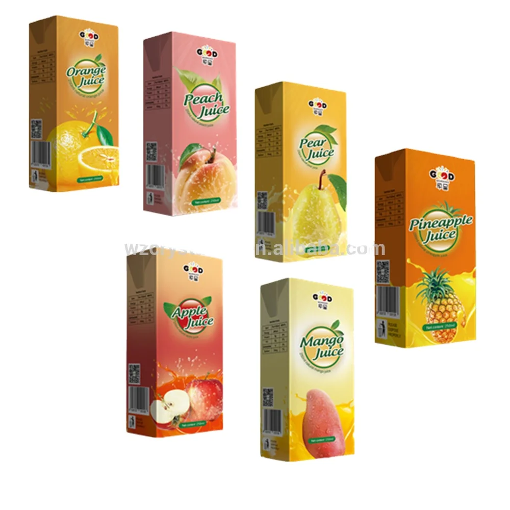 
250ml paper pack fruit juice drink juice product type fruit beverage 