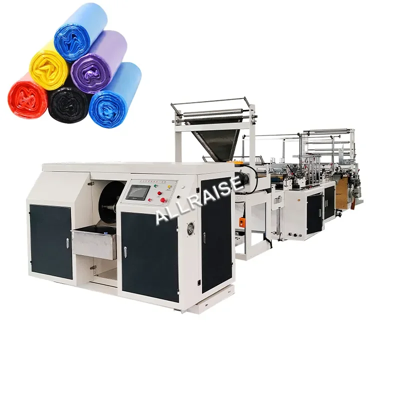 Factory Price Automatic Plastic Bin Bag Making Machine Rubbish Bin Plastic Bag Machine Drawstring Garbage Bag Making Machine