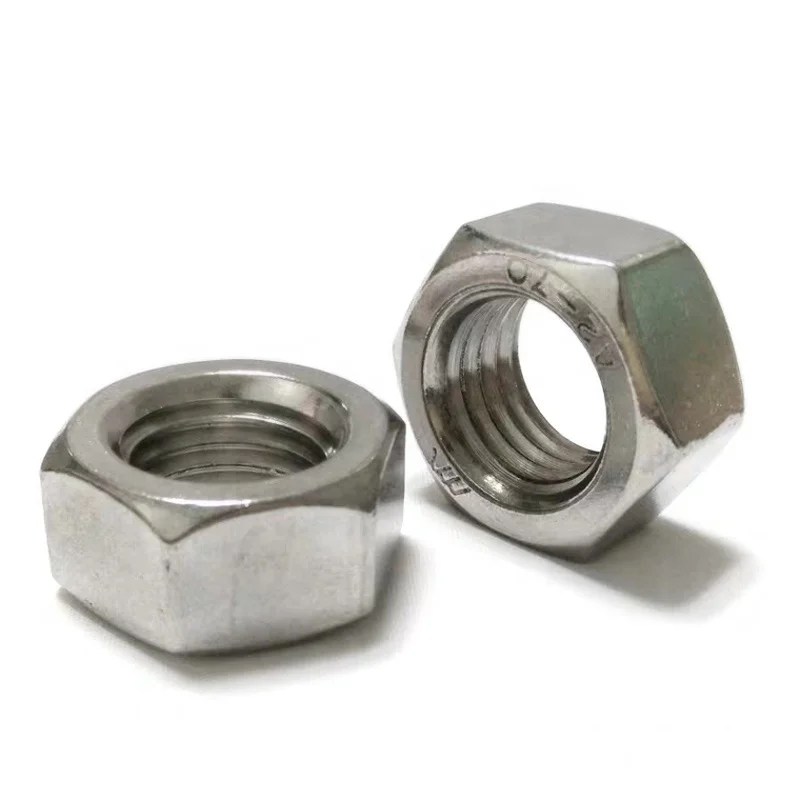 DIN934 Carbon Hex Nuts  M8 M10 M12Stainless Steel Hexagon Nuts