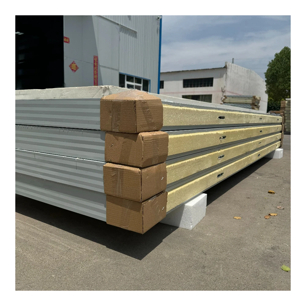 China Manufacturer Cheap Price Fireproof Polyurethane PU/PUR/PIR Wall Panel Rigid PU Sandwich Panel