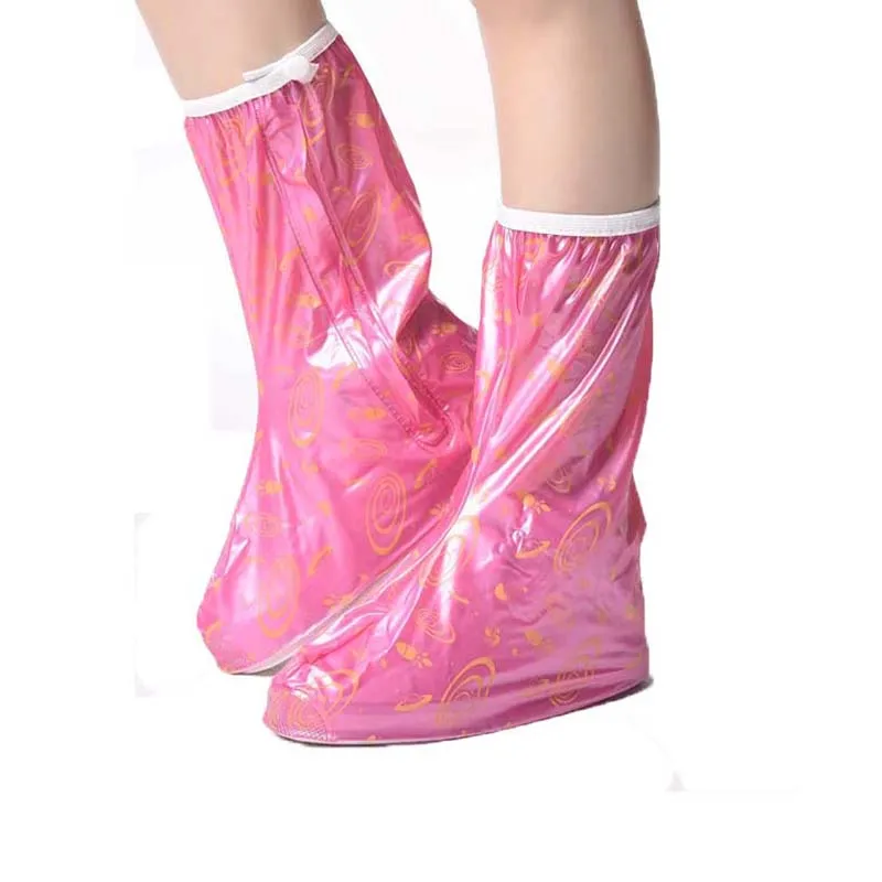 China Cheap Tourist Area Rainproof anti skid disposable durable rain shoe covers for bicycle