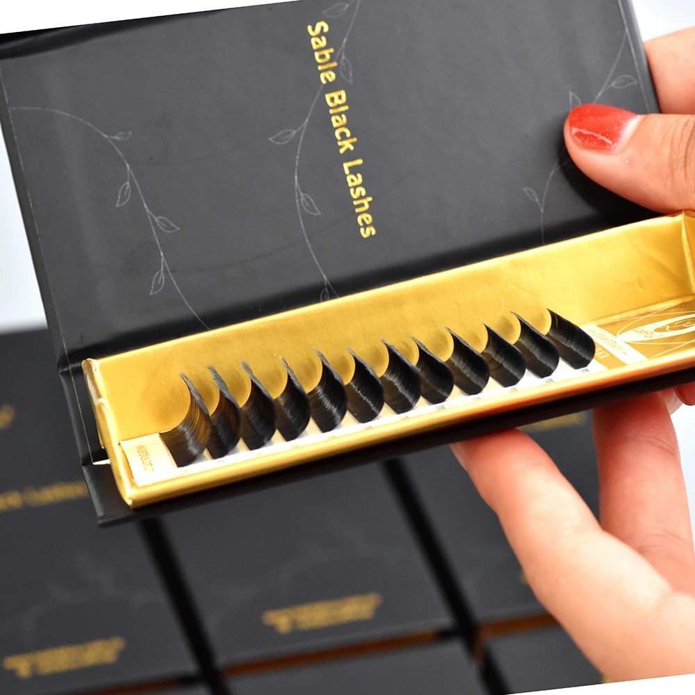 LashPlus Supplier Vegan Russian 0.02 0.25 Wholesale Individual Hybrid Eyelash Manufacturer