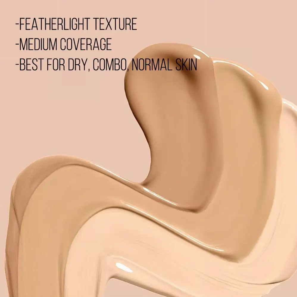 High Quality Custom Make Up Natural Lightweight Foundation Color Changing Hyaluronic Acid Hydration Liquid Foundation