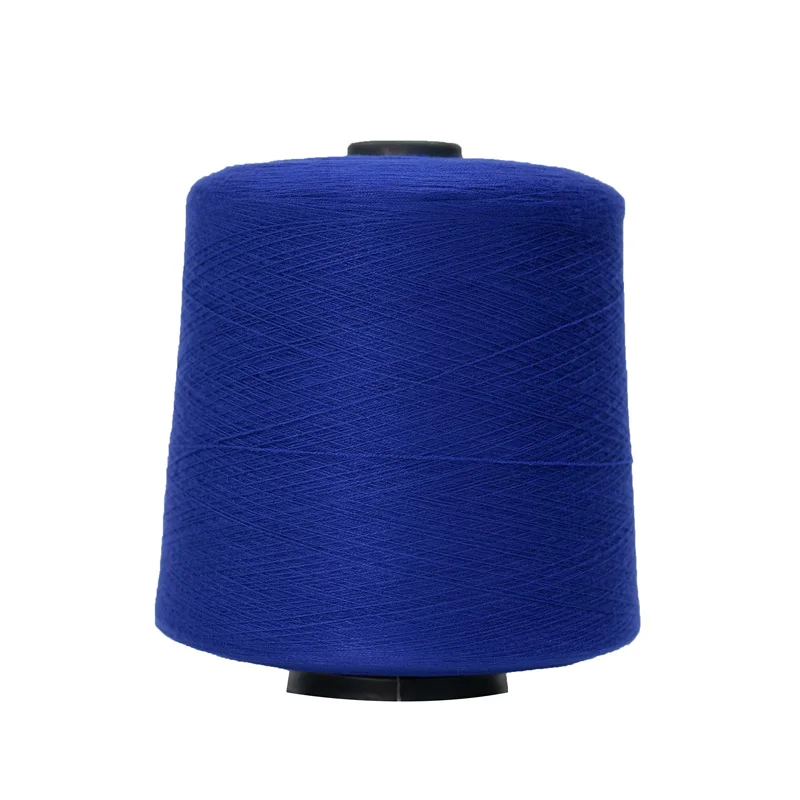 28S/2 Viscose Nylon PBT Blended Flat Knitting Machine Yarn High-Stretch Core Spun Melange Elasticity