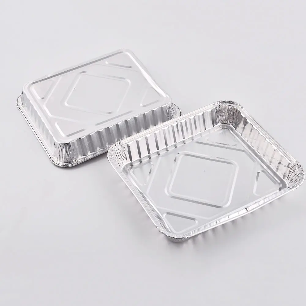 Tray Used Aluminum Foil Container Food 190-24 CN;GUA JW PE