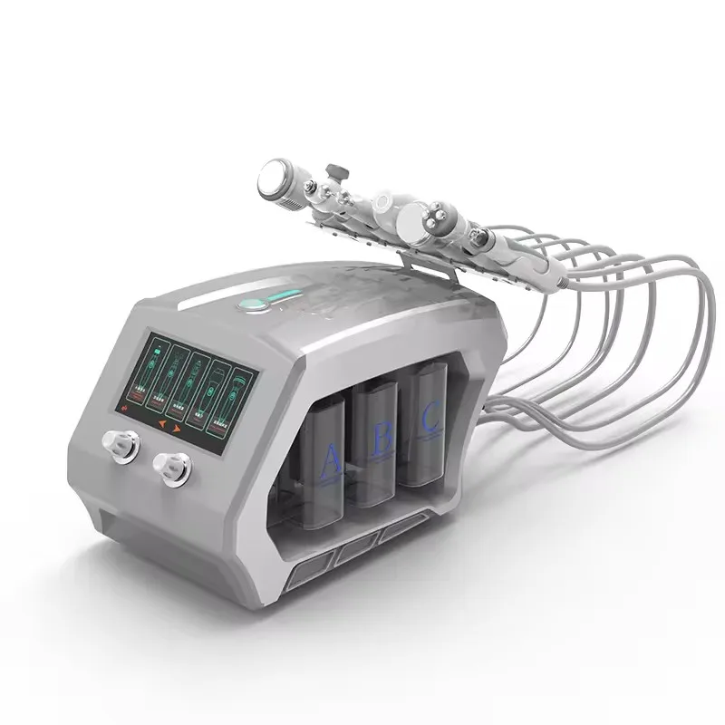 Portable 7 in 1 skin care plasma rf facial cleaning machine with spray gun/ Oxygen Facial machine For Skin Care