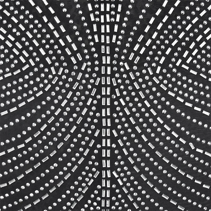 women wedding elegant sexy dinner party glitter diamond rhinestone crystal bead sleeveless mesh ball gown evening dress 2023