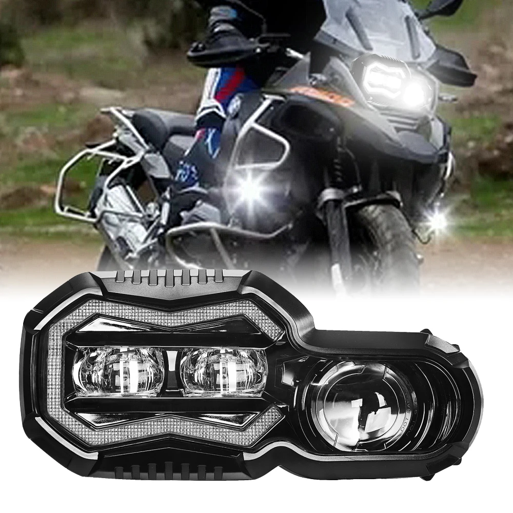Loyo Dot Lights Led Motorcycle Headlight Product 65W Dot Headlamp For Bmw Motorcycle Front Lighting With Hi/Lo Beam Drl