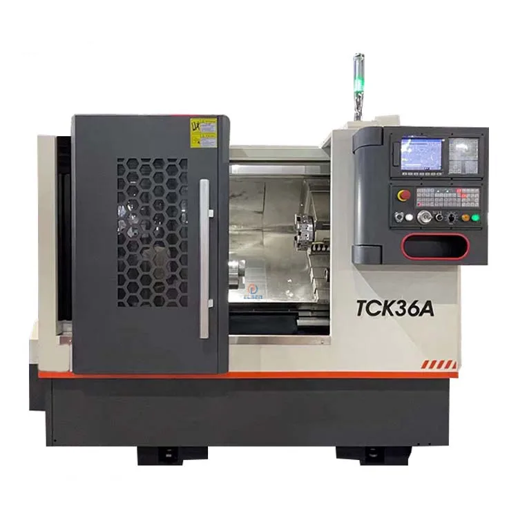 Turning lathe and milling and drilling machine TCK36A Slant bed CNC lathe with live tooling