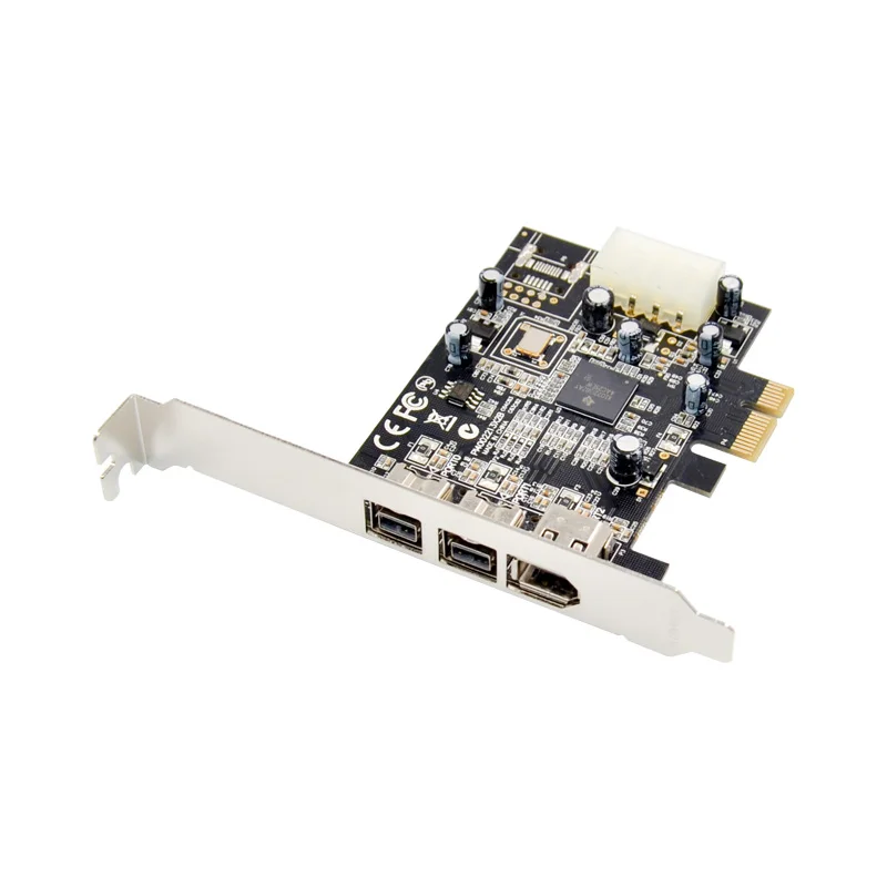 Хорошая цена, новый продукт 1394A + 1394B порт Firewire, карта PCI Express, переходная плата интерфейса