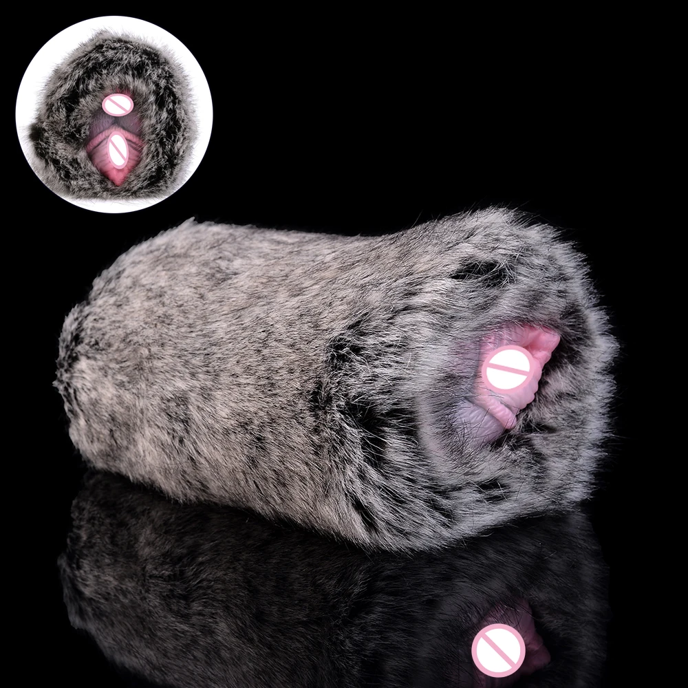 Masturbation Cups Sex Dolls Plush Sex Toys for men Liquid Silicone 600g 17cm 4styles Novelty Simulation Dogs Horse Animal Vagina