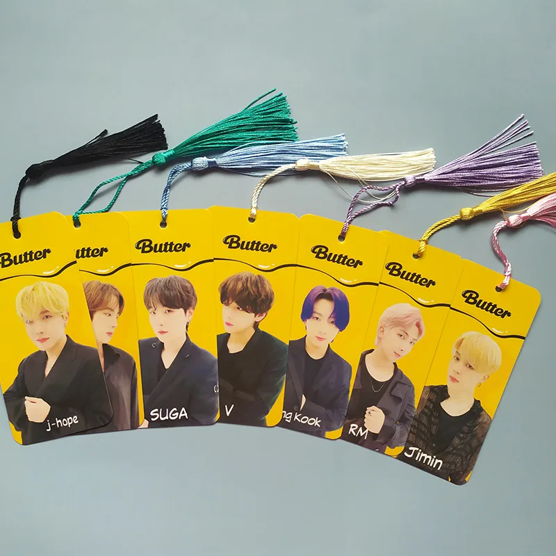 Оптовая продажа Kpop Idol товары Bangtan Boys масляная Фотокарта Закладка-карточка для коллекции книг