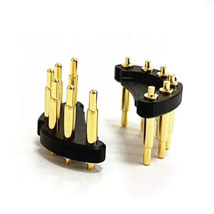 Shangte Custom Pogopin 6pin Spring Thimble Connector Contact Type Charging Pin Brass Probe Manufacture