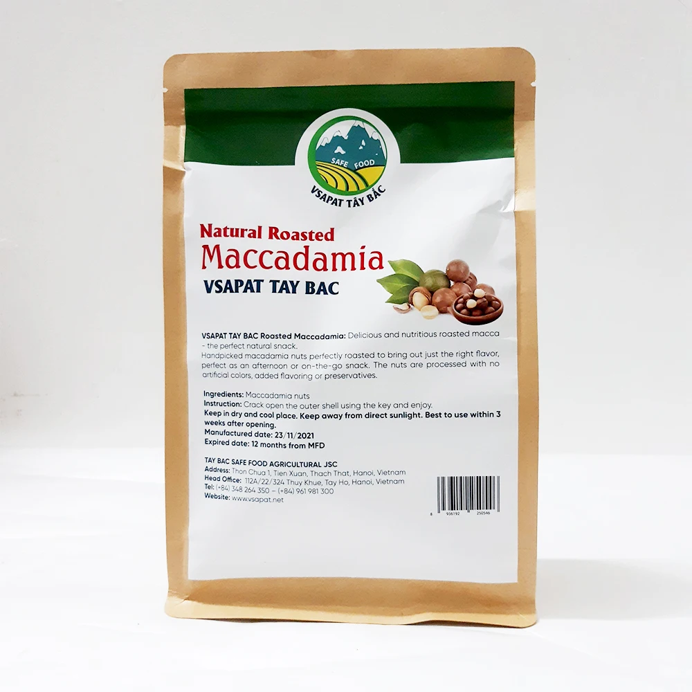 Высококачественные Натуральные жареные Maccadamia - VSAPAT TAY BAC 500 г