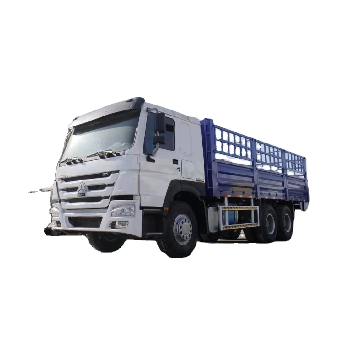 SINOTRUK HOWO Transport cargo fence trucks carry 40 tons 6x4 Cargo truck on sale