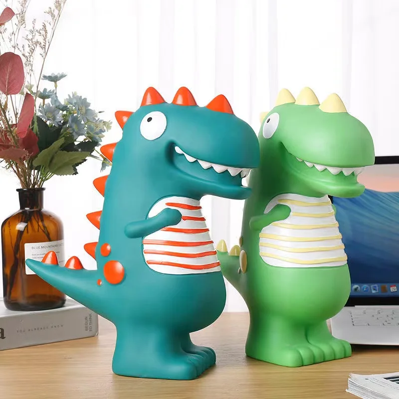 Hot Sale Cute Design Factory Supply High Quality Safe Material Kids Money Saving Boxes  Dinosaur Piggy Bank