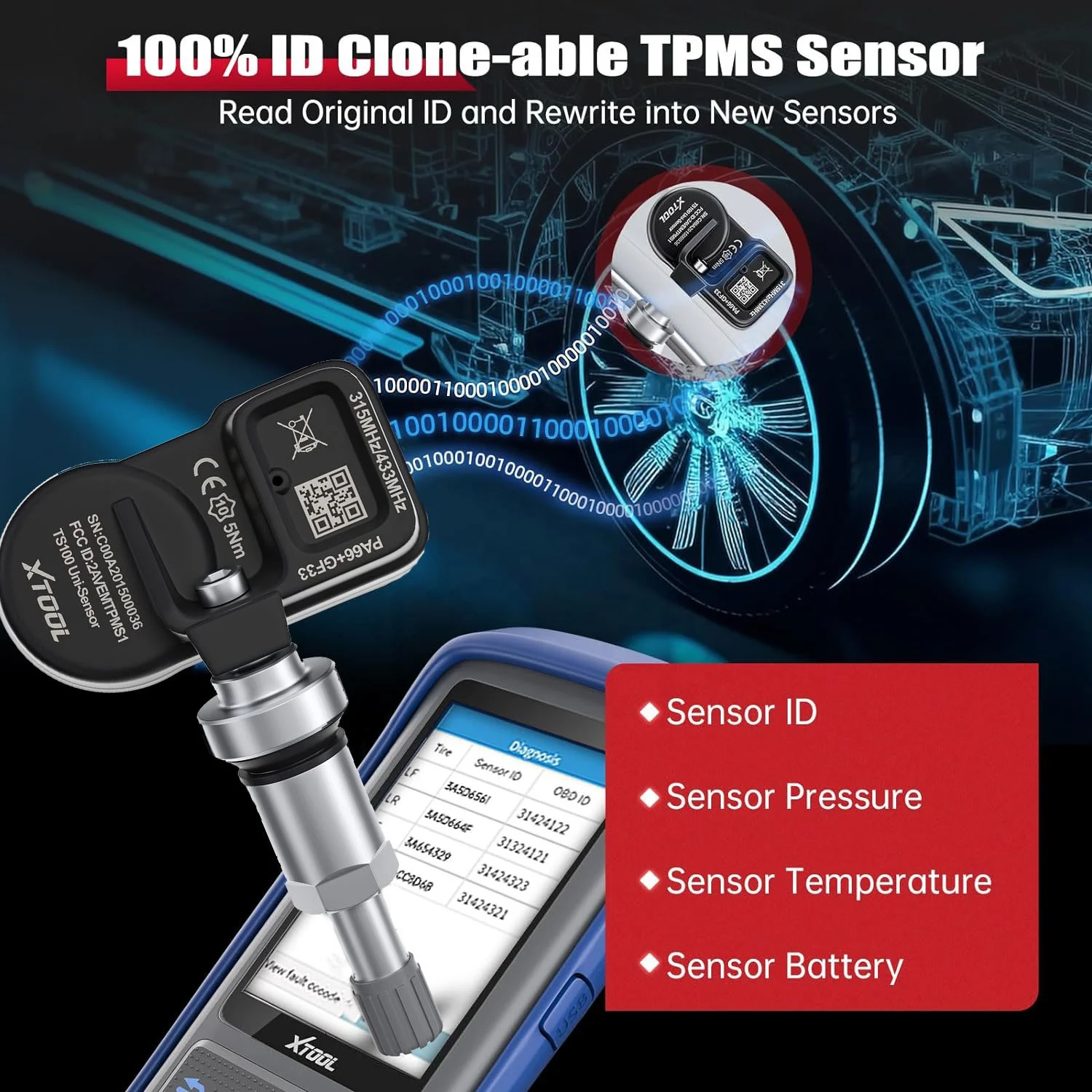 Westbay 13598773 Tire Pressure Sensors 433 MHz TPMS For 2017 2018 BUICK LaCrosse CT6 Cadillac CT6 XT5 SRX Chevrolet Malibu Opel