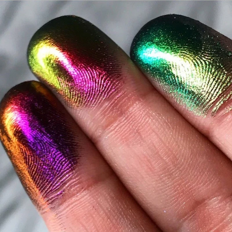 Optical chameleon eye shadow bright pearl chameleon eye shadow high-gloss eye shadow explosion