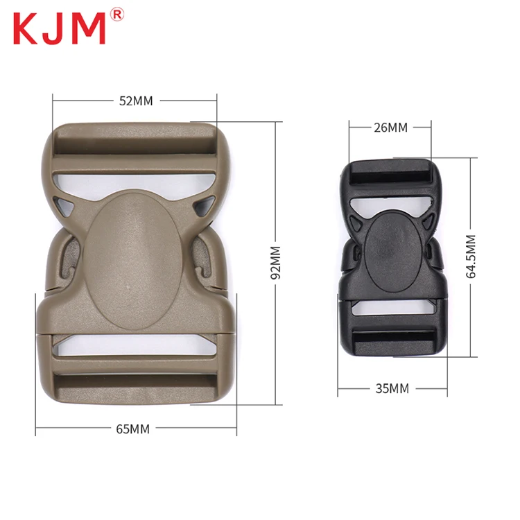 High Quality POM Plastic Adjustable Strap Belt Side Release Buckle Clips for Camera Bag Backpack