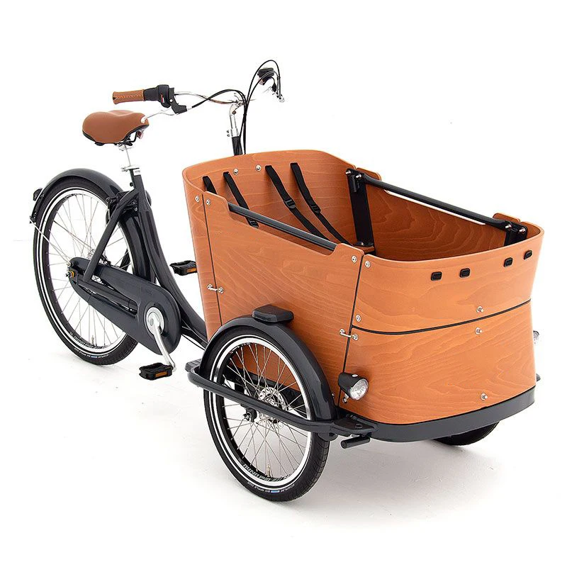 European Quality Aluminum Alloy Tricycle Delivery Bike 3 Wheel  Cargo Bike