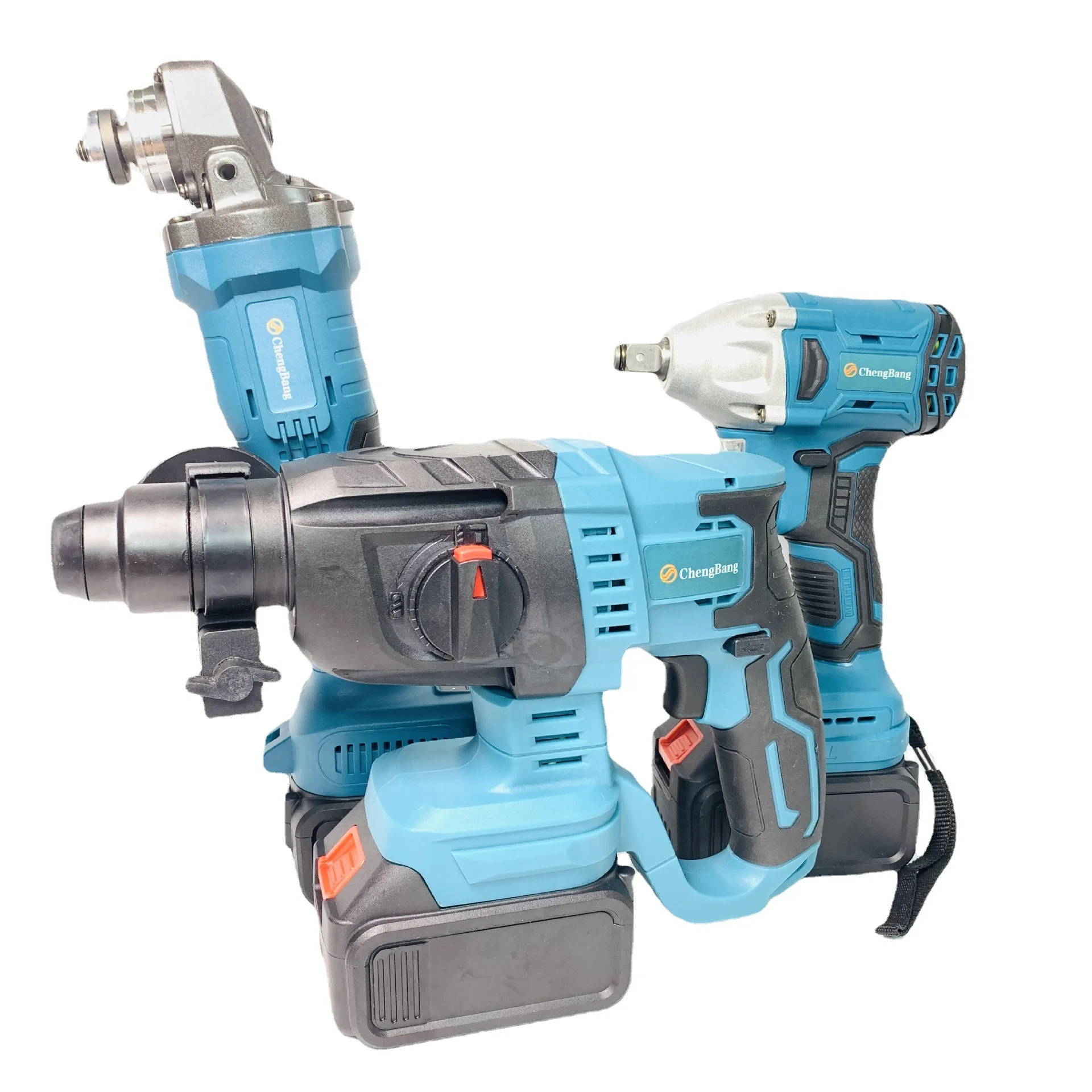 Аккумуляторный инструмент makita, 3 шт., инструмент с литиевым аккумулятором, безщеточная угловая шлифовальная машина, Электрический гайковерт