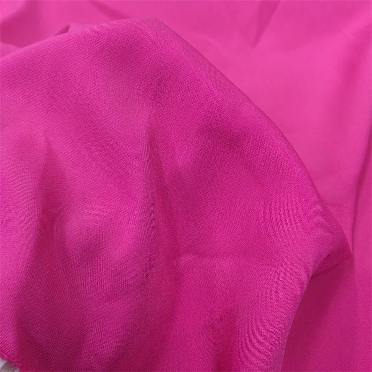 Factory wholesale Breathable 4 ways stretch plain spandex polyester suit fabric 150D double deck elastane fabric